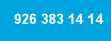 926 383 14 14